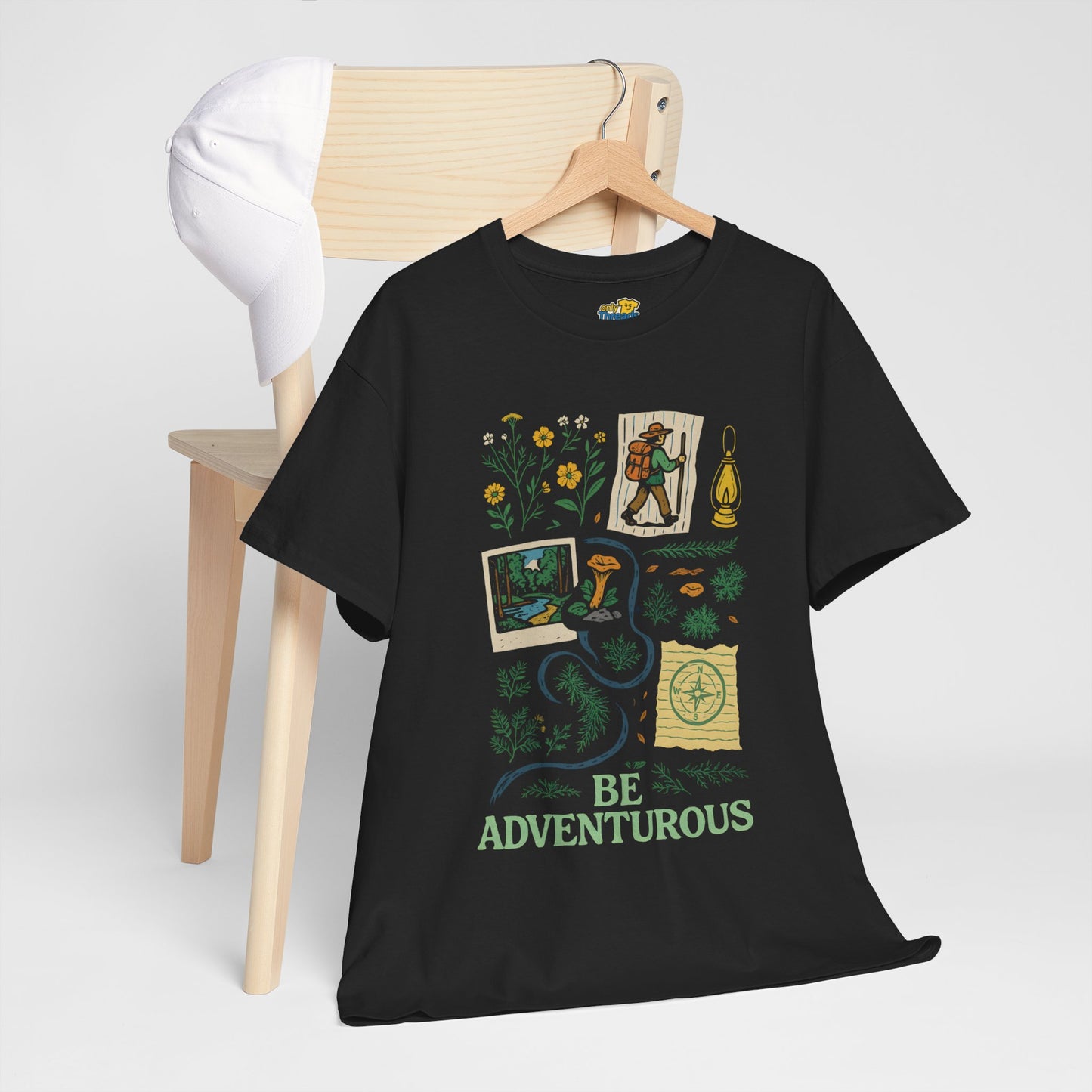 Stay Adventurous Hand Drawn