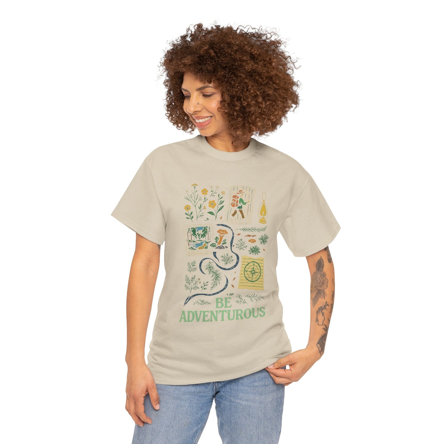 Stay Adventurous Hand Drawn