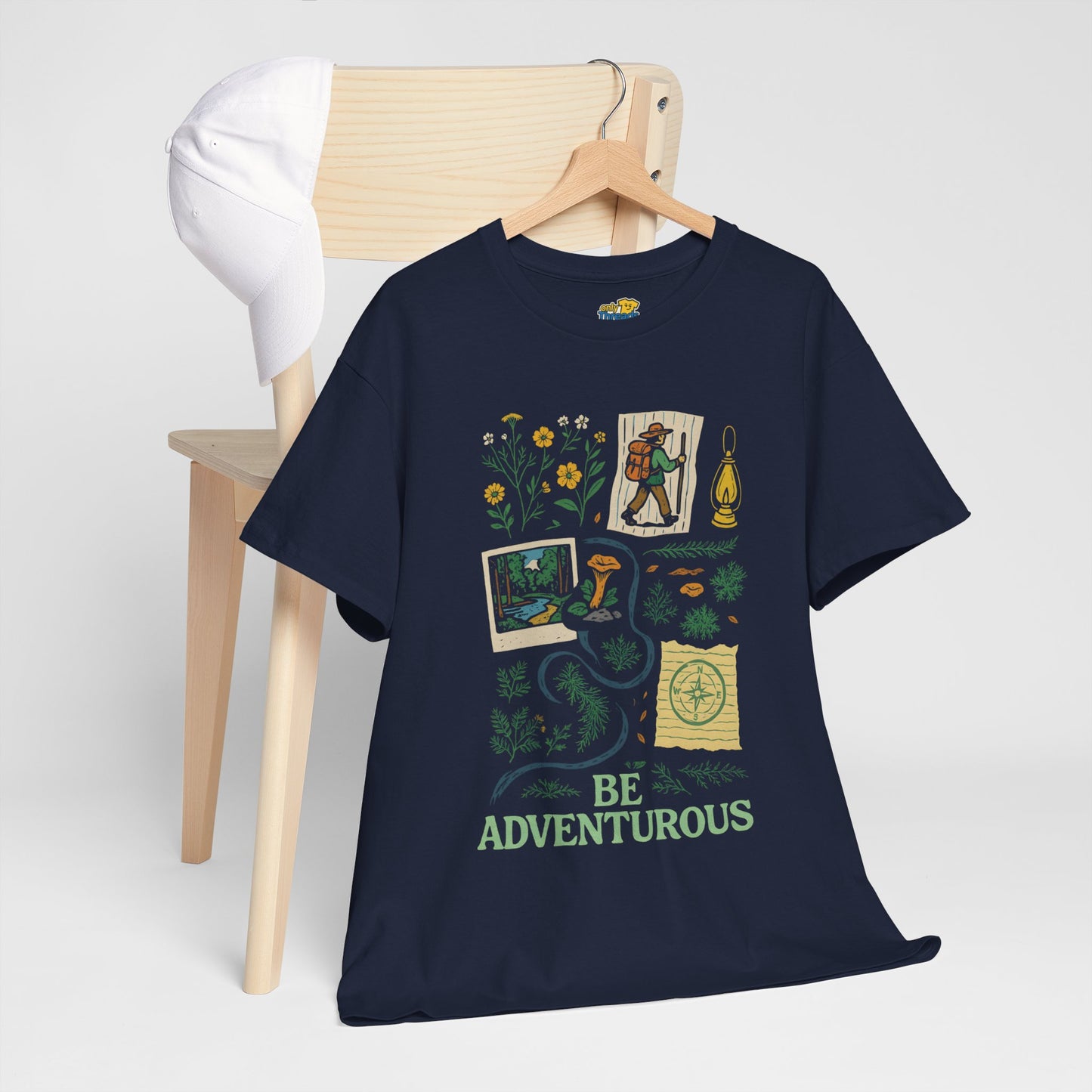 Stay Adventurous Hand Drawn